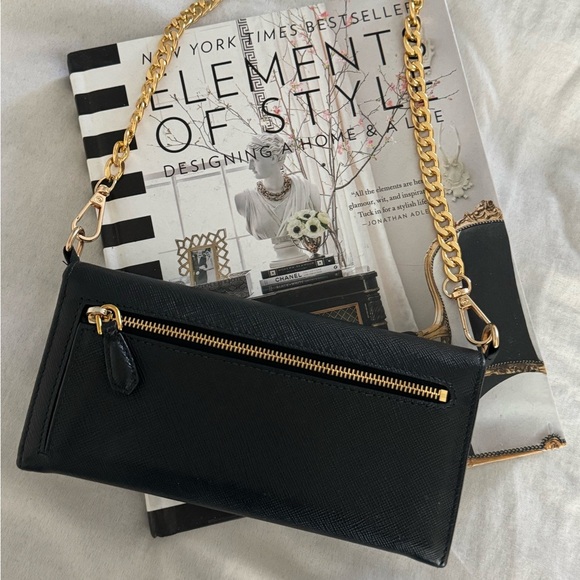 Prada Black Leather Chain crossbody bag wallet on chain - Picture 3 of 14